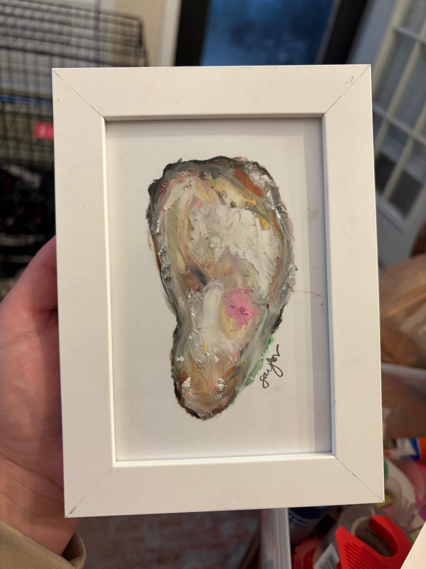 Painted plates art to display or to decorate for holidays