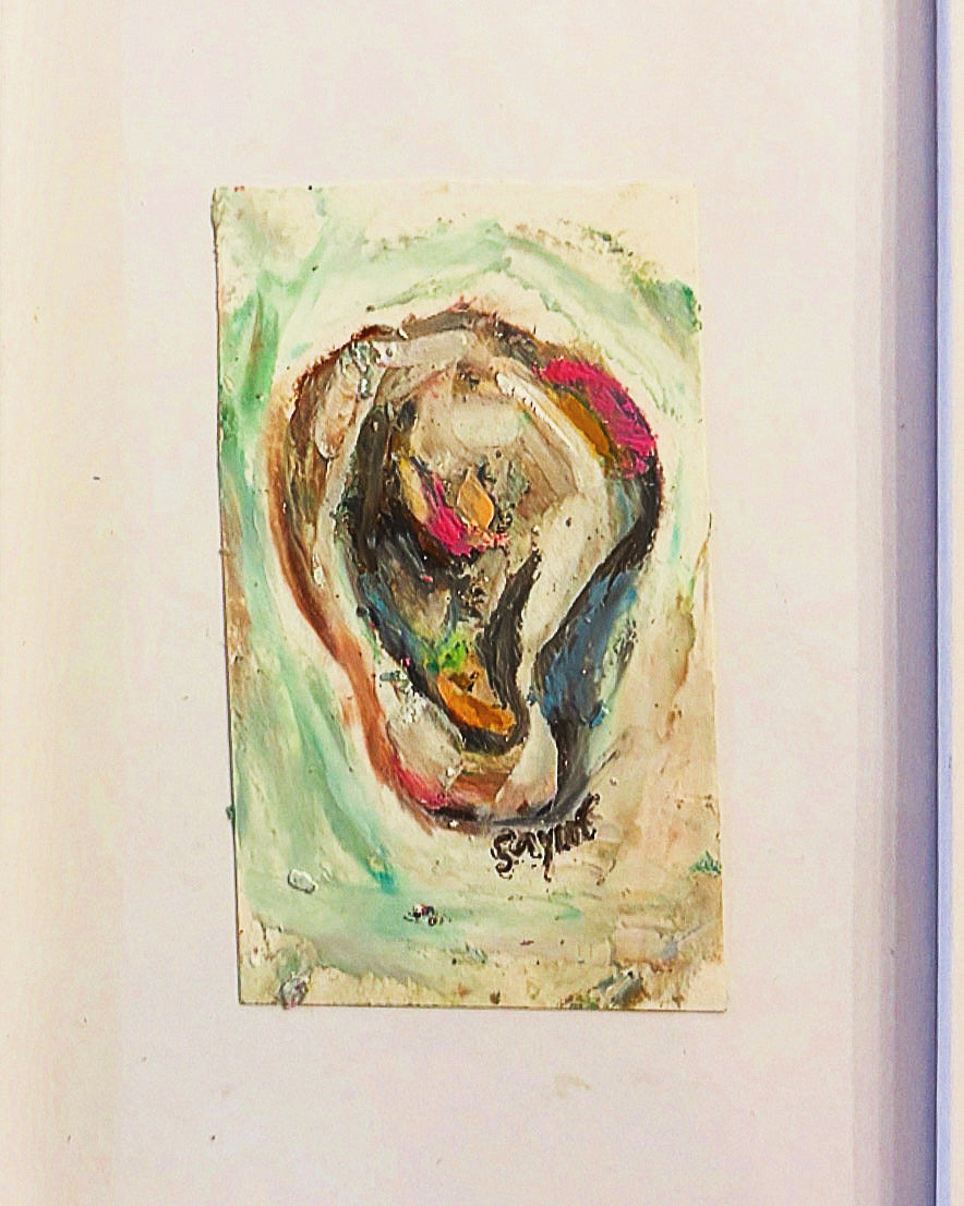 Painted plates art to display or to decorate for holidays