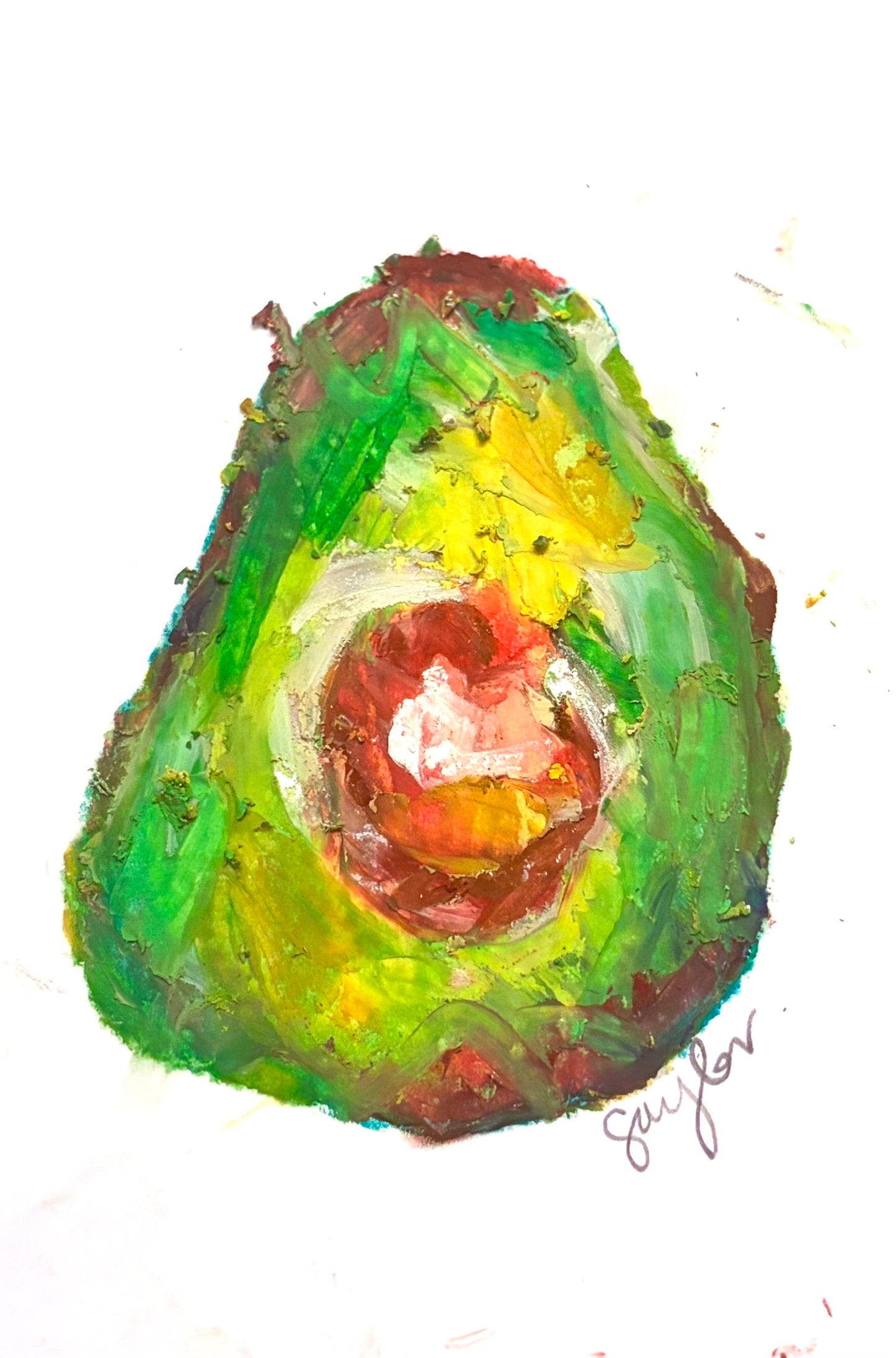Painted plates art to display or to decorate for holidays