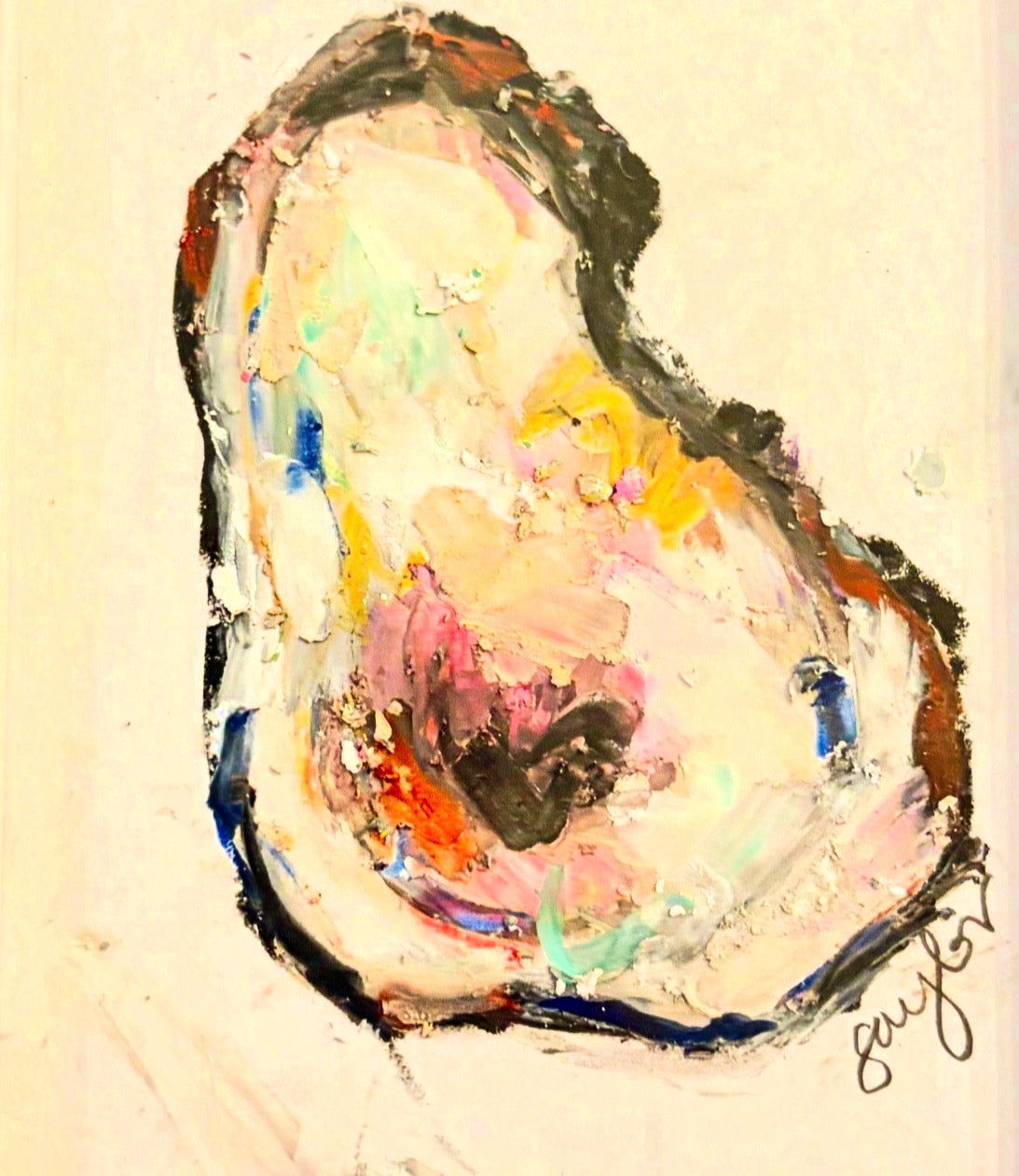 Painted plates art to display or to decorate for holidays