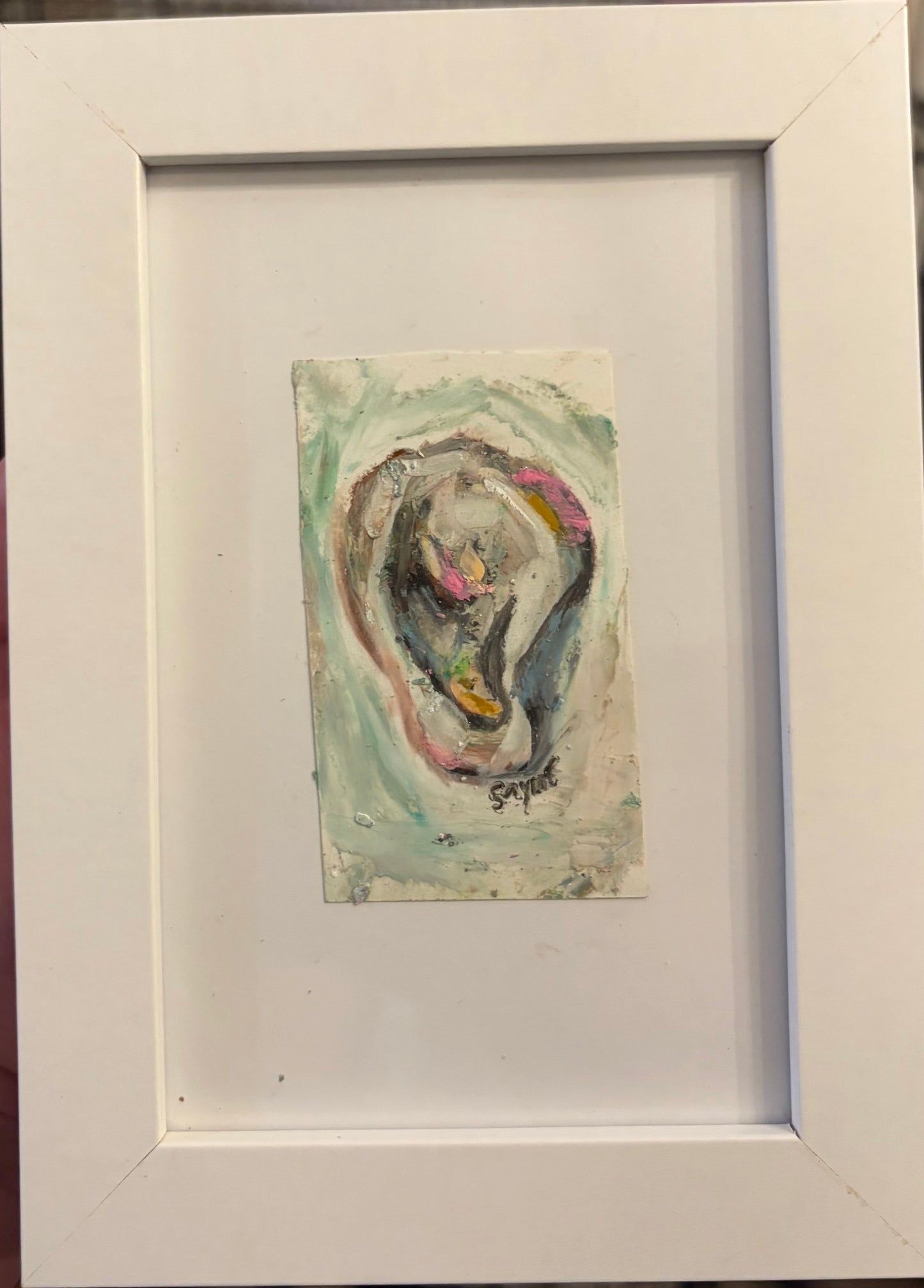Painted plates art to display or to decorate for holidays